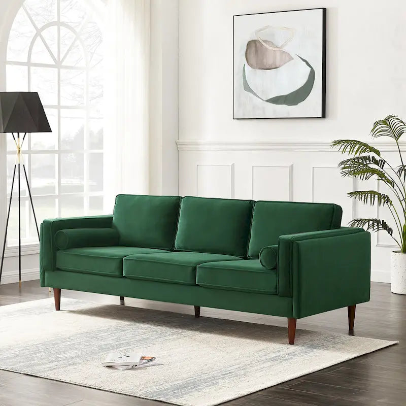 Lavinia Mid Century Modern Style Sofa Couch for Living Room - 33 x 88 x 34