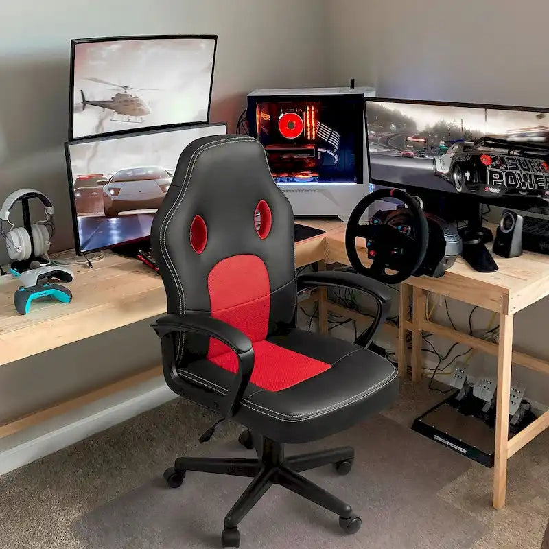 Homall High Back Leather Office Gaming Chair 25