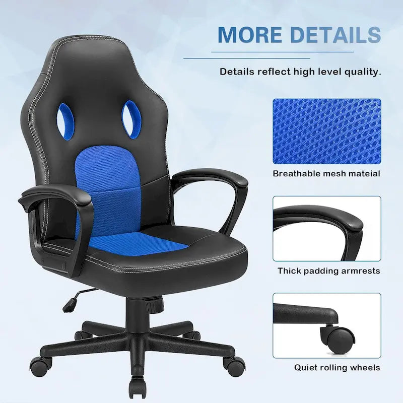 Homall High Back Leather Office Gaming Chair 10