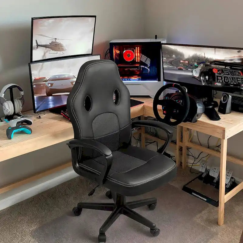 Homall High Back Leather Office Gaming Chair 21