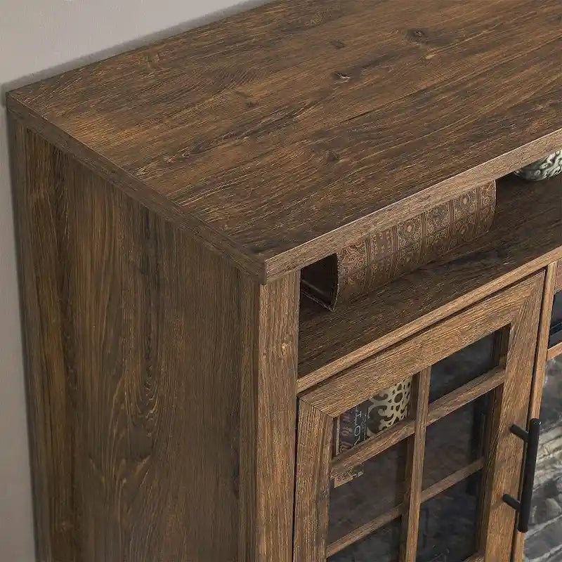 TV Stand for TVs up to 55 with Electric Fireplace 6
