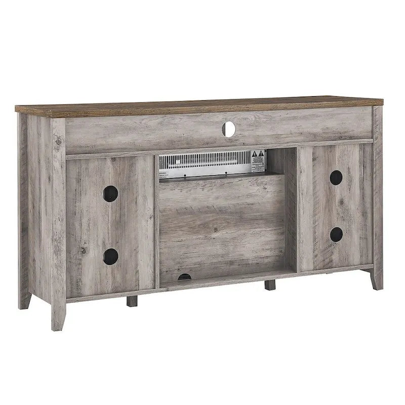 TV Stand for TVs up to 55 with Electric Fireplace 11
