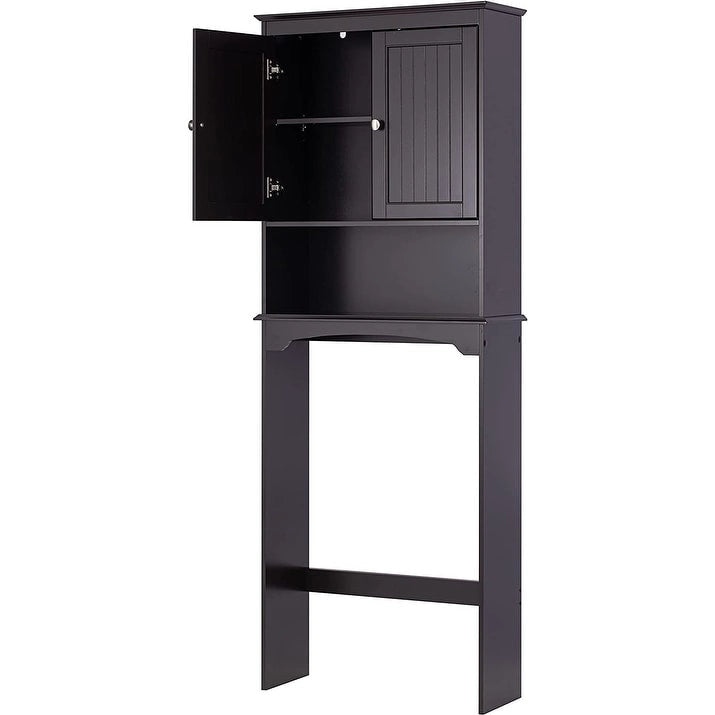 Spirich-Bathroom Shelf Storage Cabinet Over the Toilet with door 6