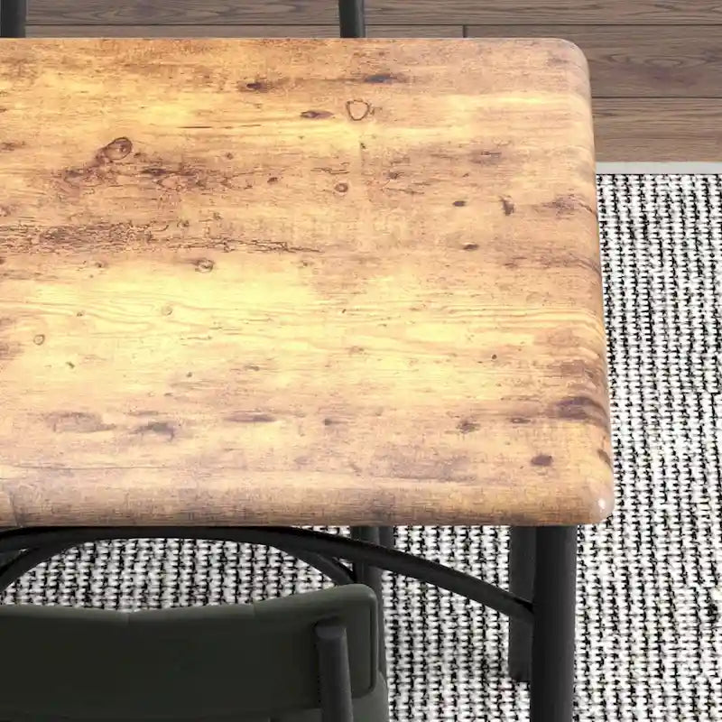 Set Tavolo da Pranzo da Cucina per 2 con Sedie Imbottite 11