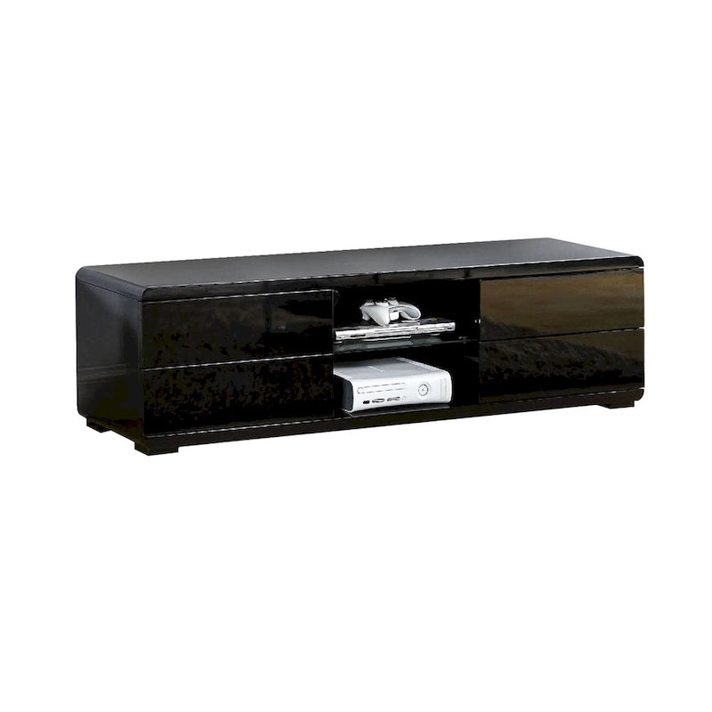 4 Drawers High Gloss Lacquer Coating TV Stand