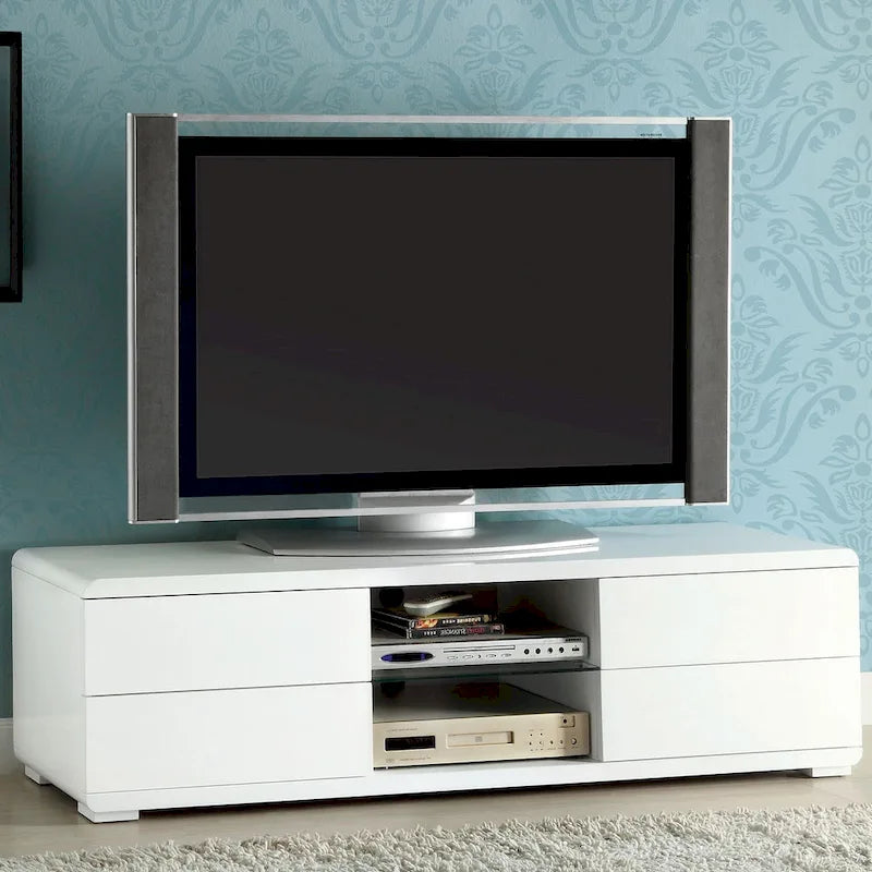 4 Drawers High Gloss Lacquer Coating TV Stand 6