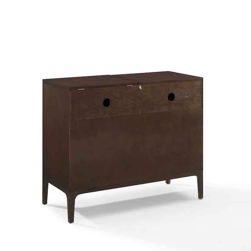 Crosley Asher Record Storage Media Console 13