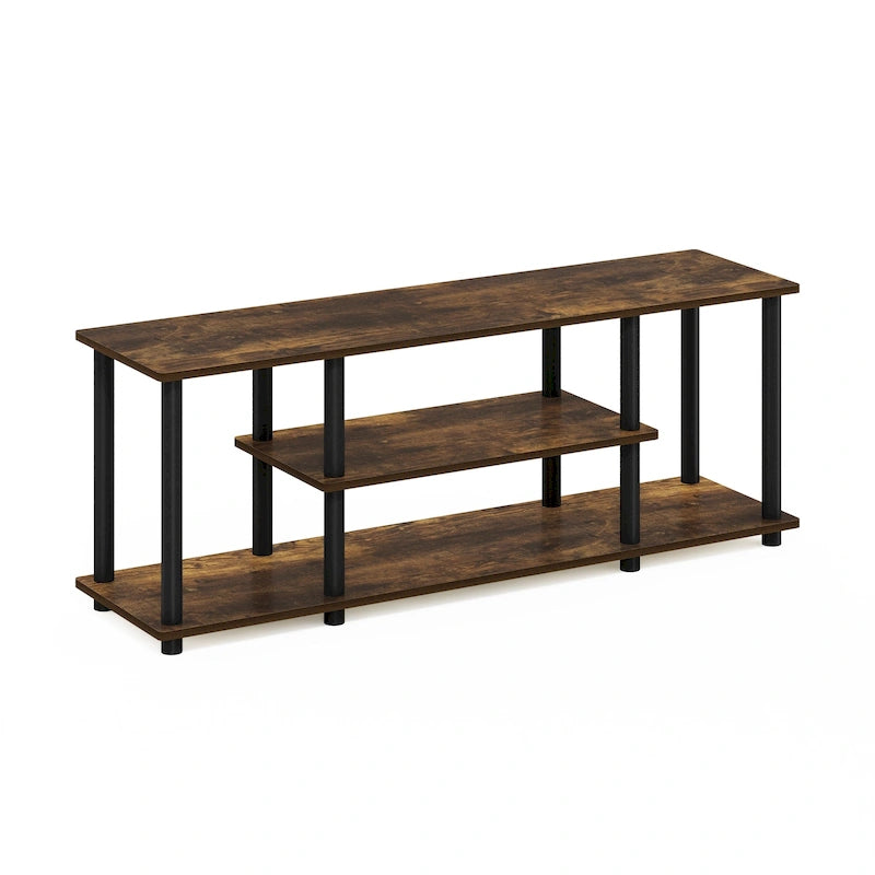 Furinno Turn-N-Tube No Tools 3D 3-Tier Entertainment TV Stands 12