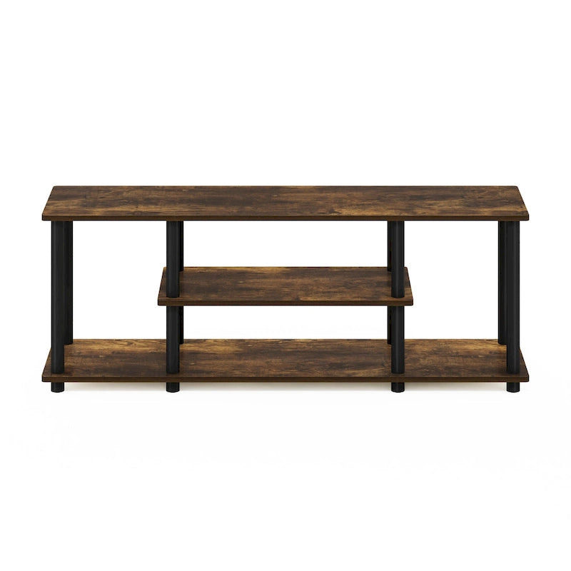 Furinno Turn-N-Tube No Tools 3D 3-Tier Entertainment TV Stands 7
