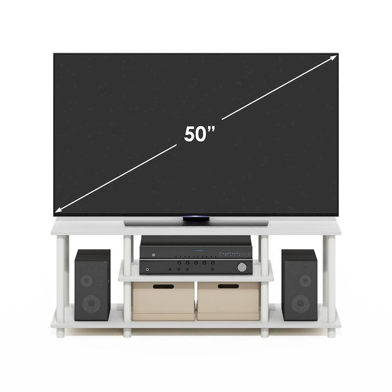Furinno Turn-N-Tube No Tools 3D 3-Tier Entertainment TV Stands 9