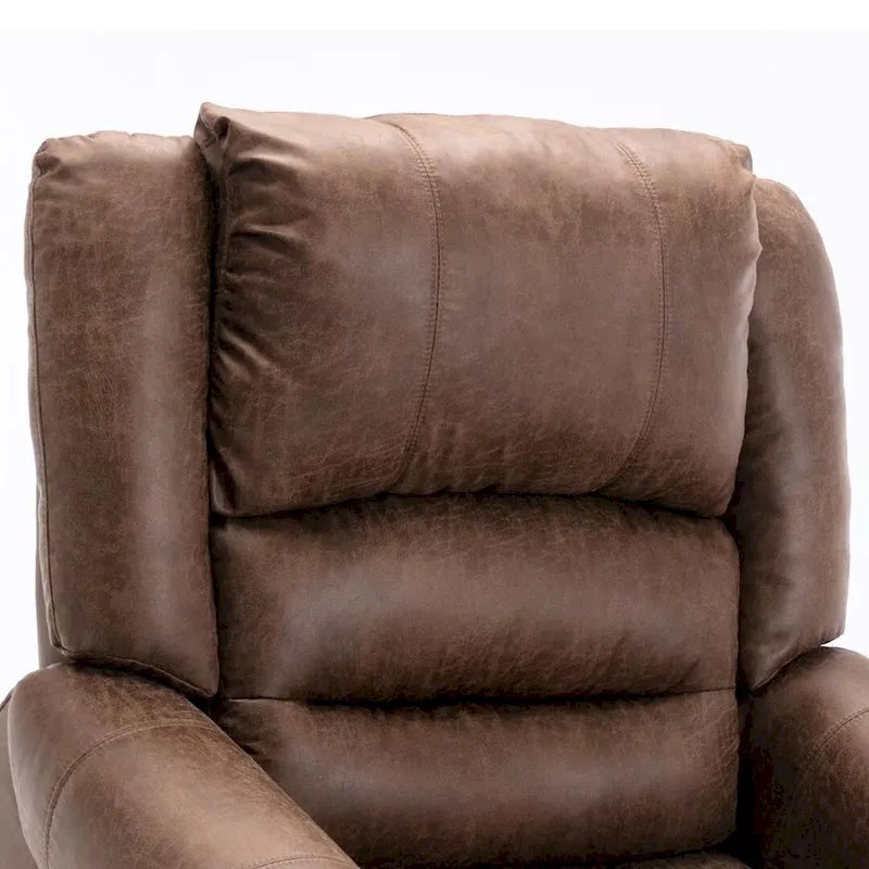 Breathable Rivet Power Lift Recliner Chair with Massage,Heat and USB Port 9
