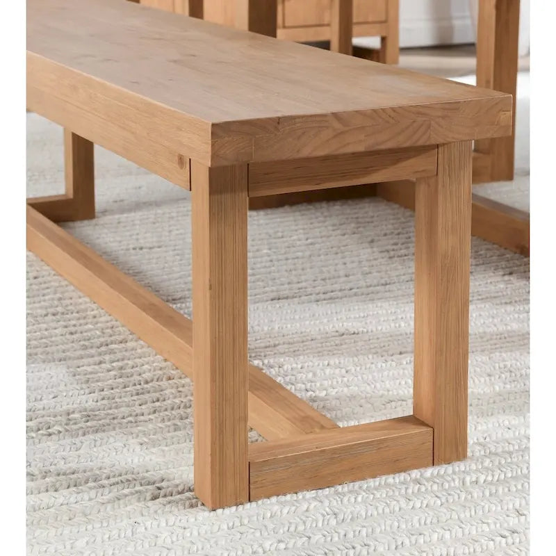 Fenmore Dining Bench Natural by Kosas Home 6