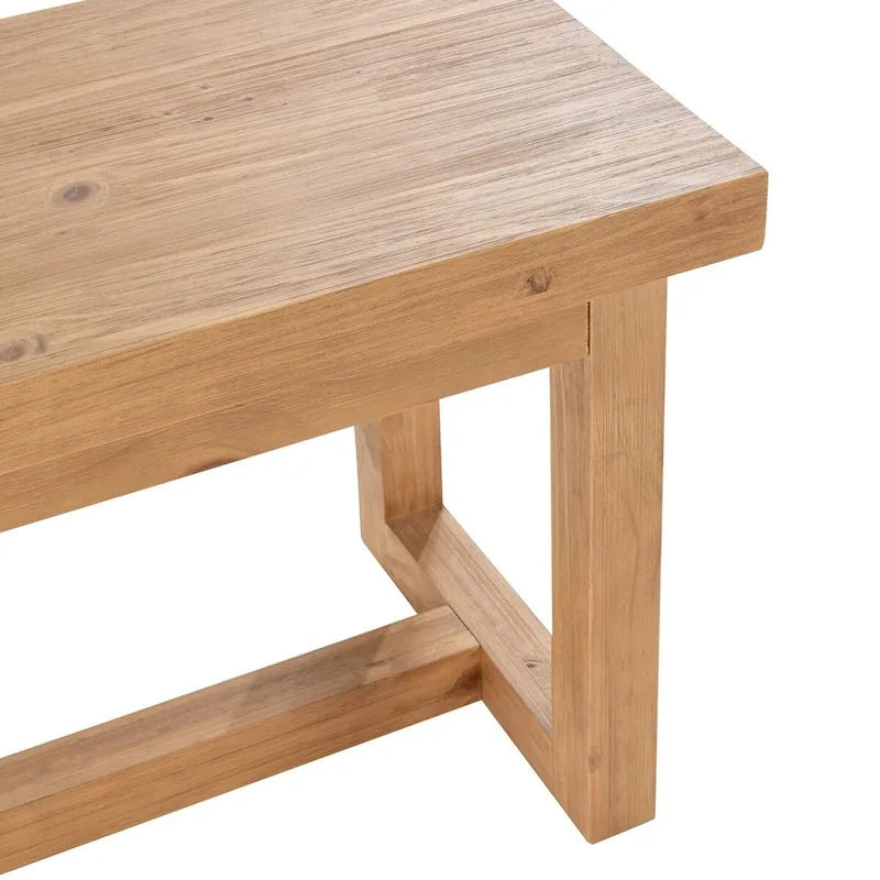 Fenmore Dining Bench Natural by Kosas Home 8
