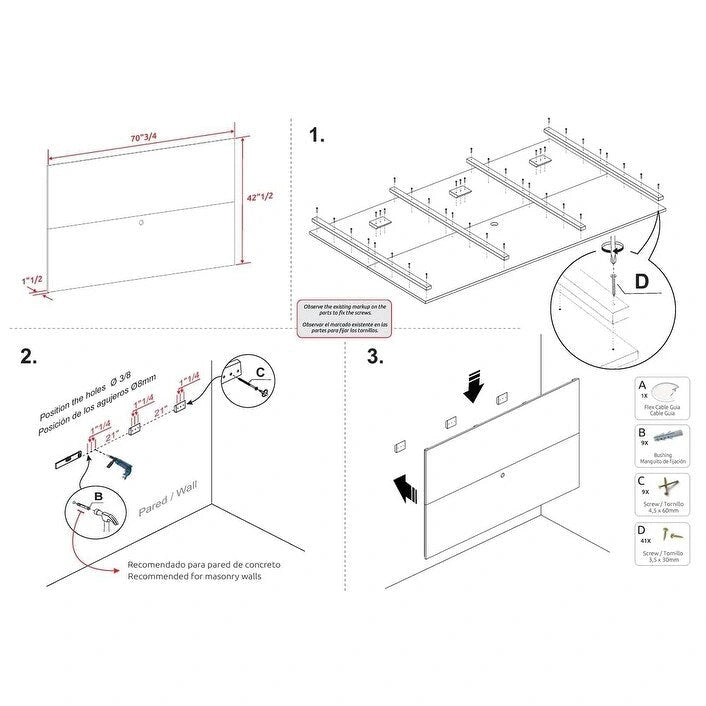 Midtown Concept TV Board for 70-inch Flat Screen TV 4