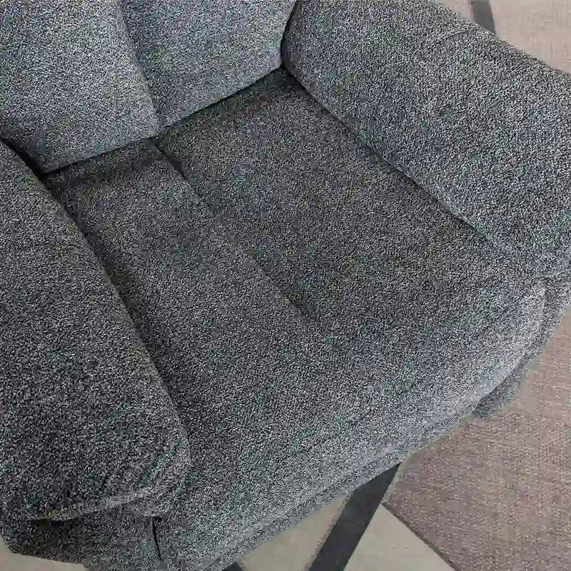 Swivel Rocker Fabric Recliner Chair Manual Reclining Sofa Set of two 10