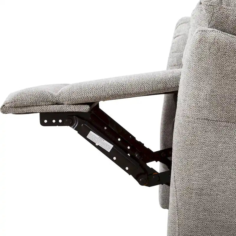 Swivel Rocker Fabric Recliner Chair Manual Reclining Sofa Set of two 14