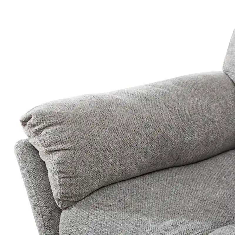 Swivel Rocker Fabric Recliner Chair Manual Reclining Sofa Set of two 15