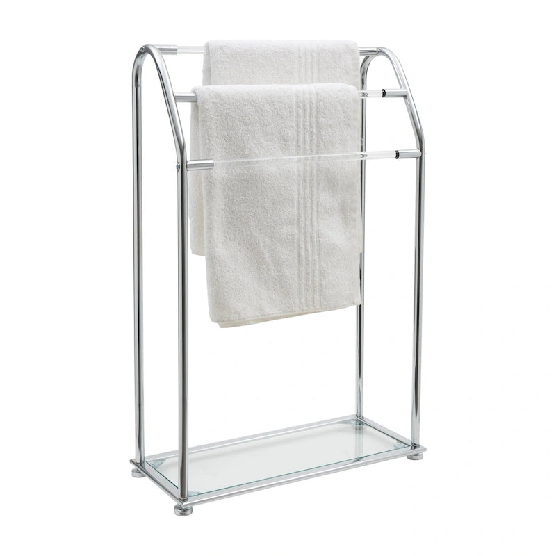 Organize It All Freestanding Acrylic Towel Rack - 22.75x9.87x34.12 2