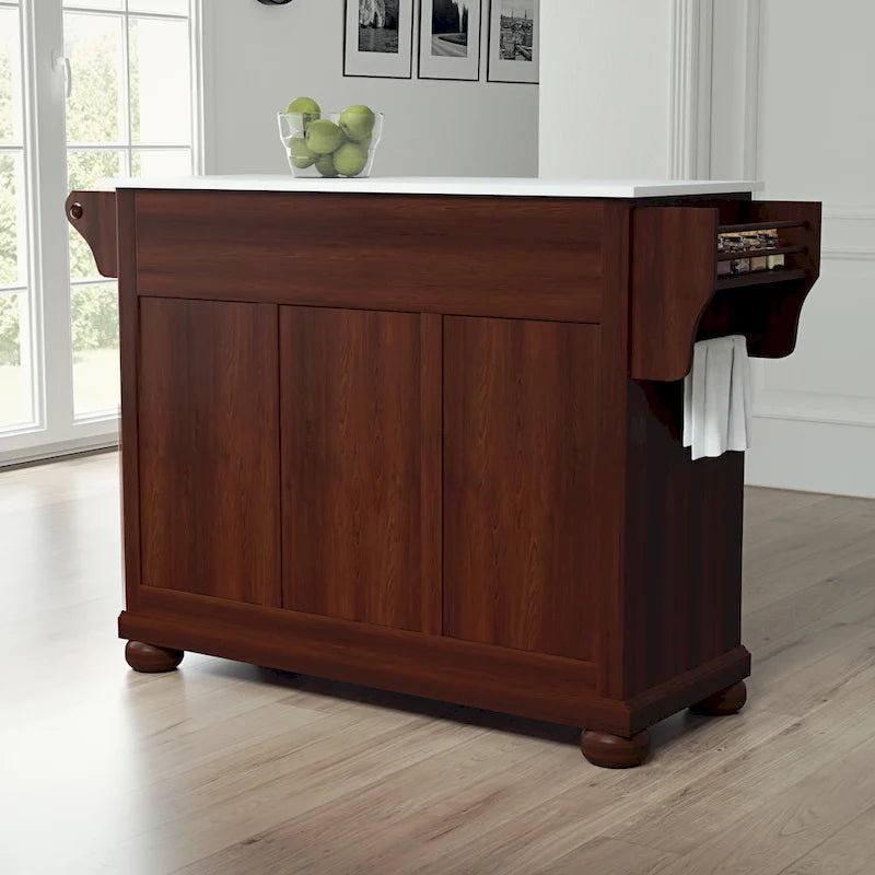 Crosley Alexandria Granite Top Full Size Kitchen Island/Cart - 52 W x18 D x 34 H 3