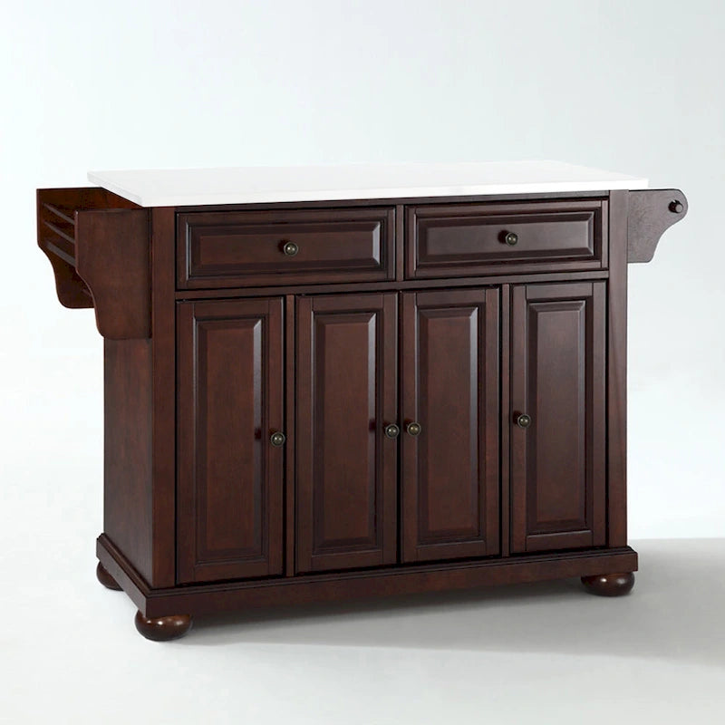 Crosley Alexandria Granite Top Full Size Kitchen Island/Cart - 52 W x18 D x 34 H 5