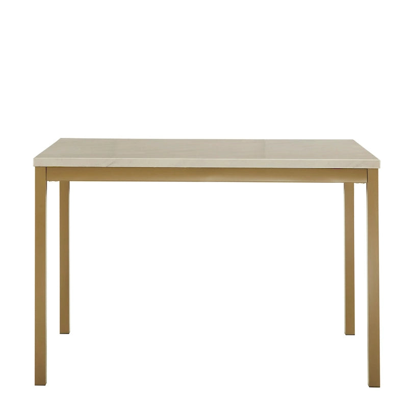 Darcy Gold with Faux Marble Top Dining Table by iNSPIRE Q Bold 3