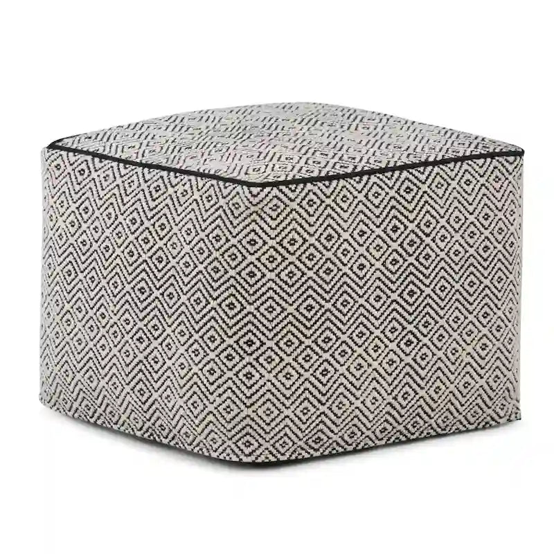 WYNDENHALL Dougan Boho Square Pouf