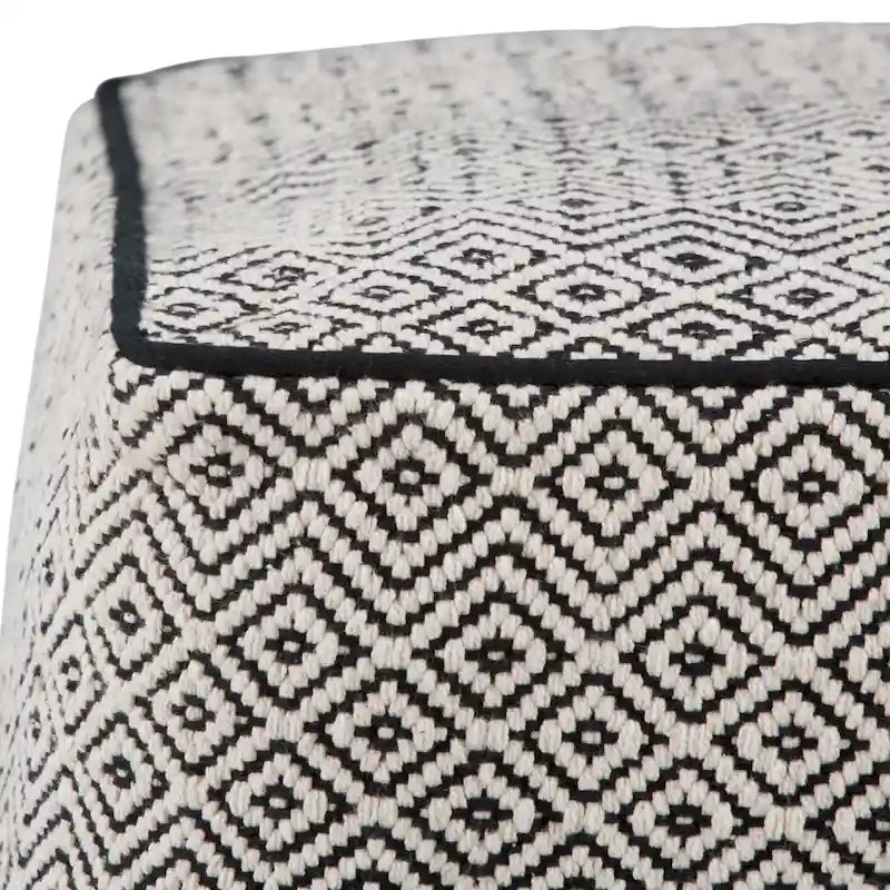 WYNDENHALL Dougan Boho Square Pouf 3