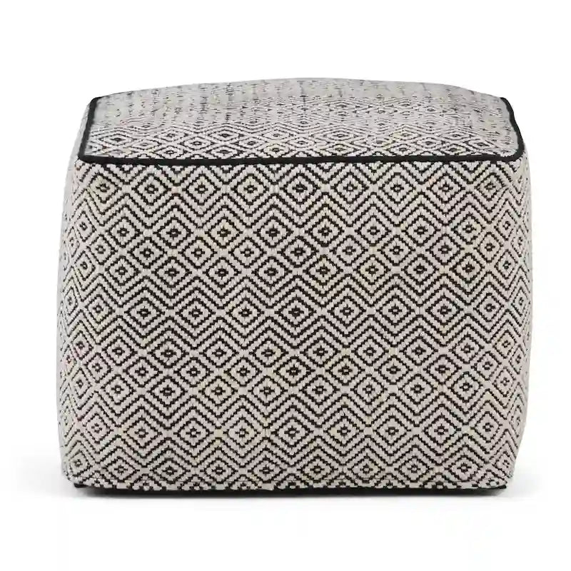 WYNDENHALL Dougan Boho Square Pouf 6