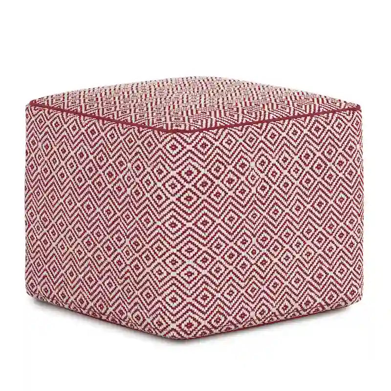 WYNDENHALL Dougan Boho Square Pouf 9