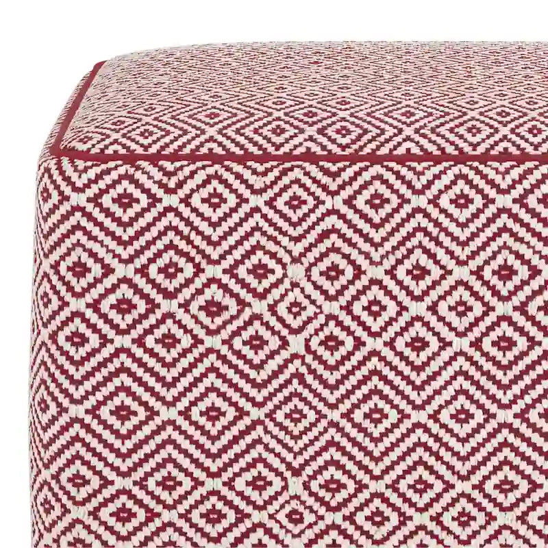 WYNDENHALL Dougan Boho Square Pouf 10