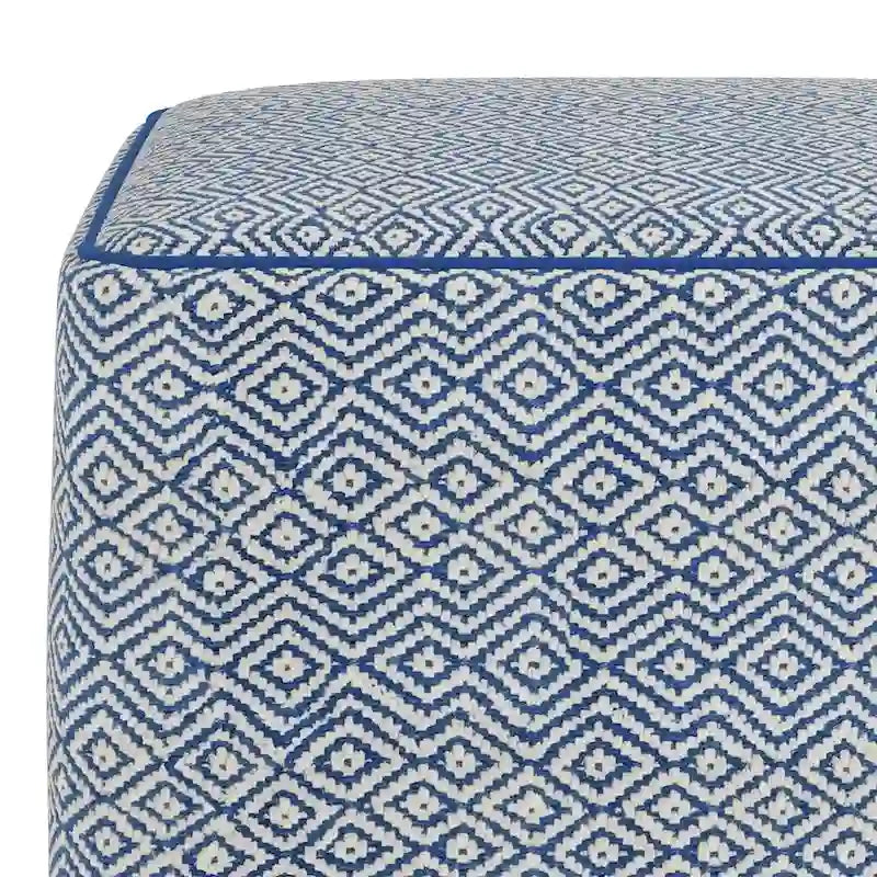WYNDENHALL Dougan Boho Square Pouf 17