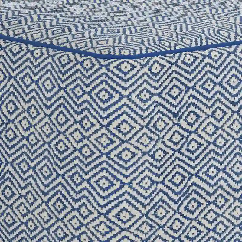 WYNDENHALL Dougan Boho Square Pouf 19