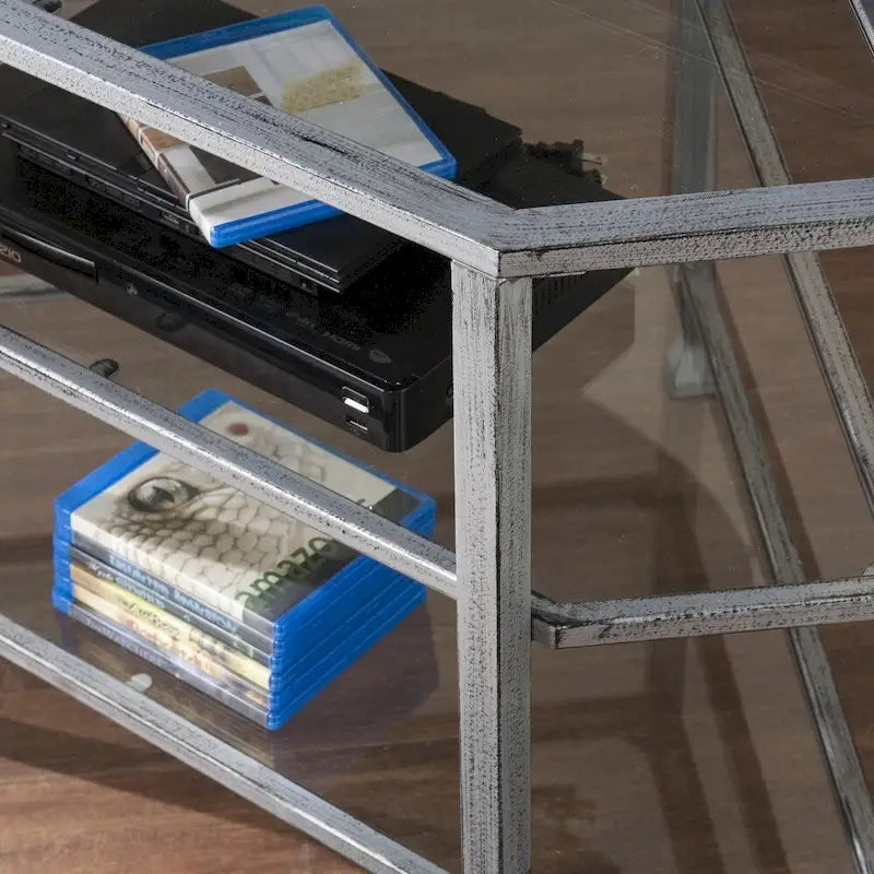 SEI Furniture Jensen Mobile angolare in metallo per TV fino a 33,25 pollici 4