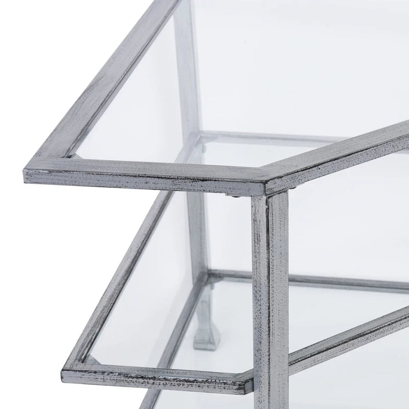 SEI Furniture Jensen Mobile angolare in metallo per TV fino a 33,25 pollici 13