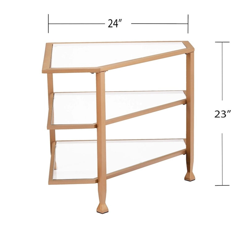 SEI Furniture Jensen Mobile angolare in metallo per TV fino a 33,25 pollici 20