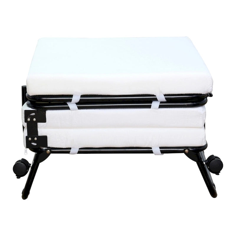 HomCom Folding Sofa Ottoman Lounge Bed Sleeper 6