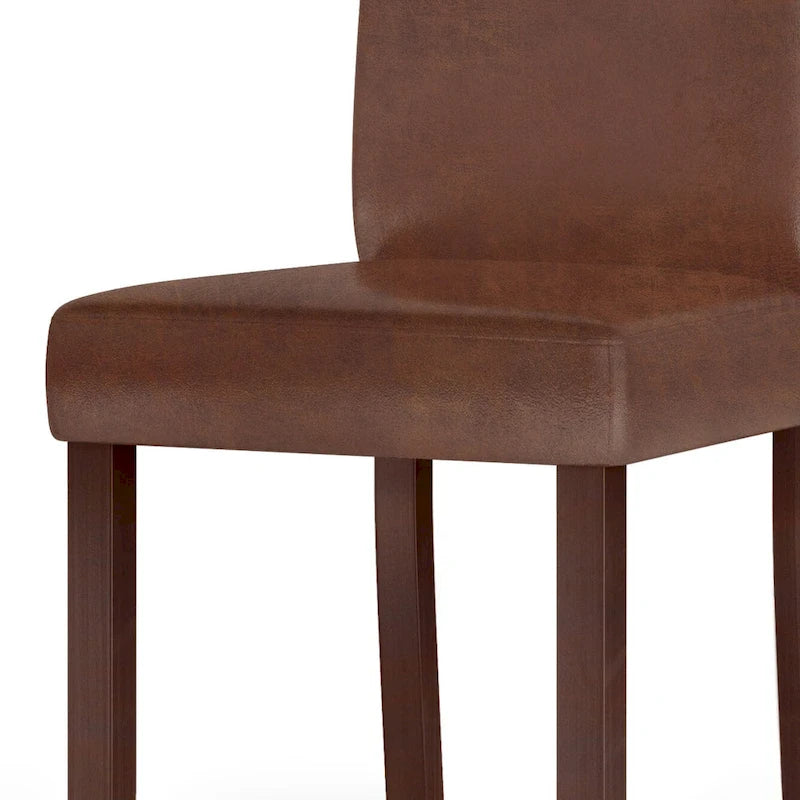 WYNDENHALL Normandy Transitional 9 Pc Dining Set with 8 Upholstered Parson Chairs and 54 Wide Table 13