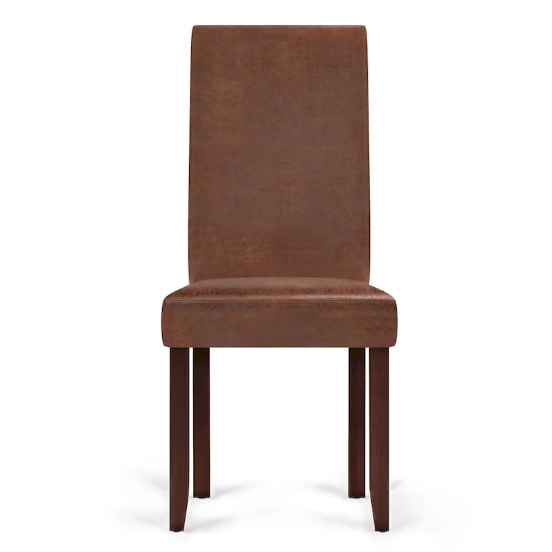WYNDENHALL Normandy Transitional 9 Pc Dining Set with 8 Upholstered Parson Chairs and 54 Wide Table 18