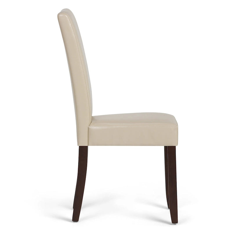 WYNDENHALL Normandy Transitional 9 Pc Dining Set with 8 Upholstered Parson Chairs and 54 Wide Table 32