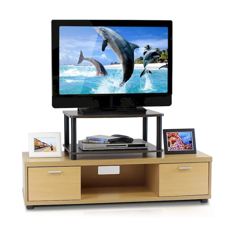 Porch & Den St. Marks 2-tier Elevated TV Stand 21
