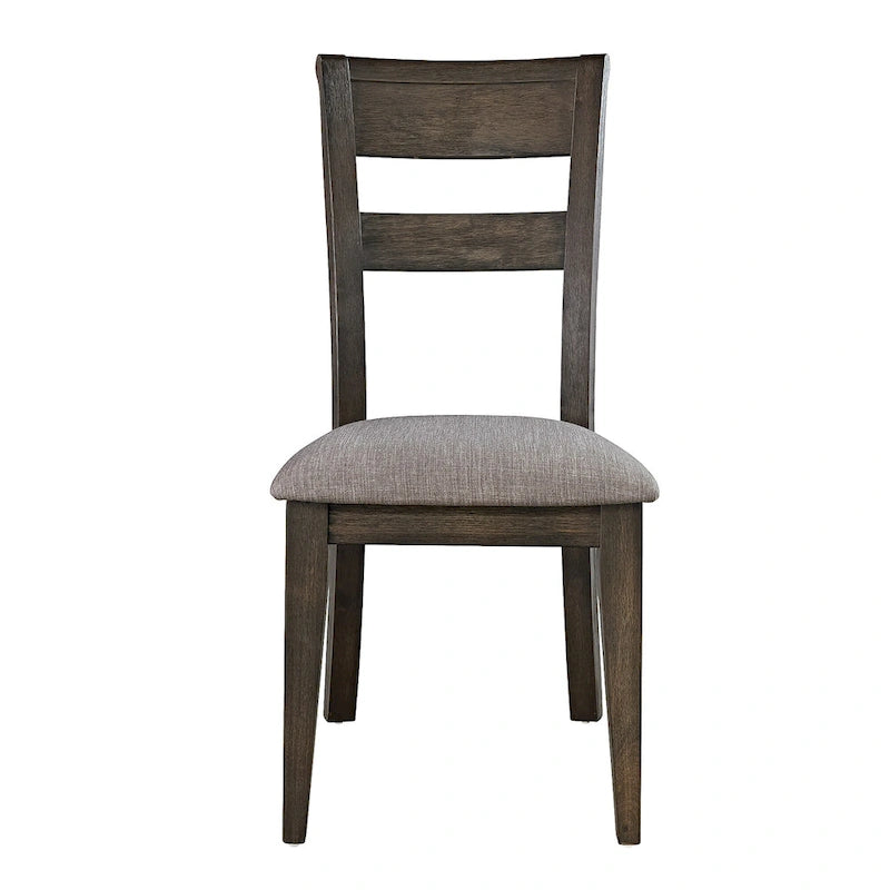 Set tavolo a cavalletto da 7 pezzi Double Bridge marrone scuro 9