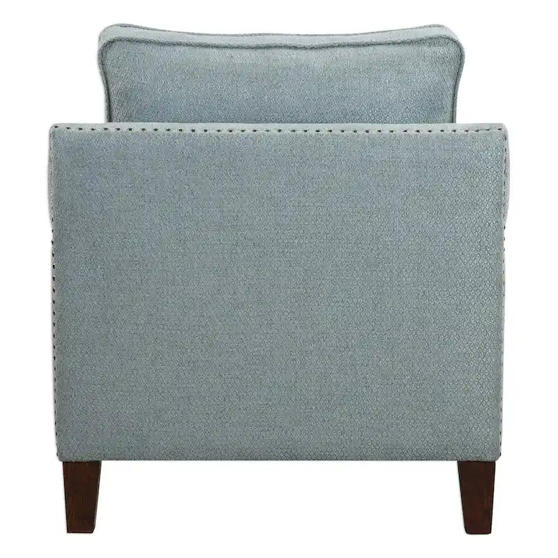 Uttermost Charlotta Dark Walnut Accent Chair 5