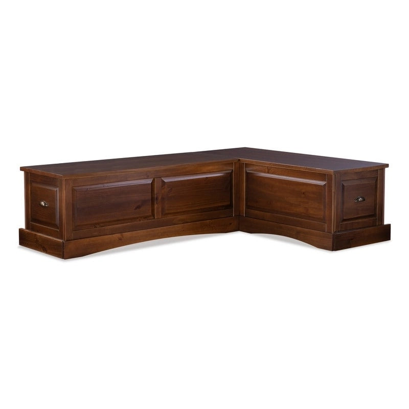 Ame Walnut Backless Nook Table Set 5