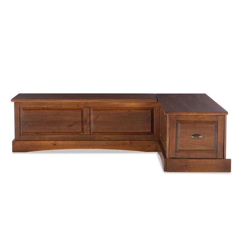 Ame Walnut Backless Nook Table Set 6