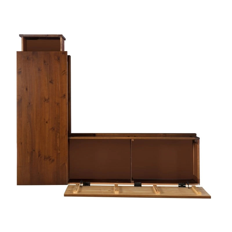 Ame Walnut Backless Nook Table Set 9