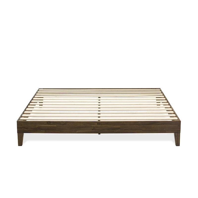 East West Furniture King Platform Bed Frame with 4 Solid Wood Legs and 2 Extra Center Legs (Bed Frame Color Options) 14
