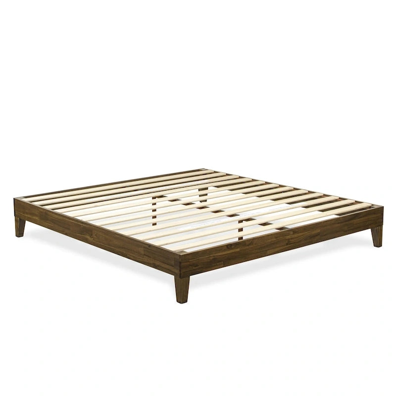 East West Furniture King Platform Bed Frame with 4 Solid Wood Legs and 2 Extra Center Legs (Bed Frame Color Options) 15