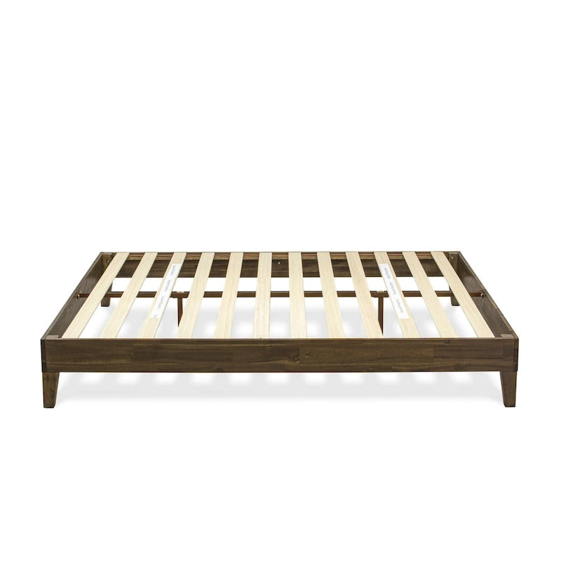 East West Furniture King Platform Bed Frame with 4 Solid Wood Legs and 2 Extra Center Legs (Bed Frame Color Options) 16