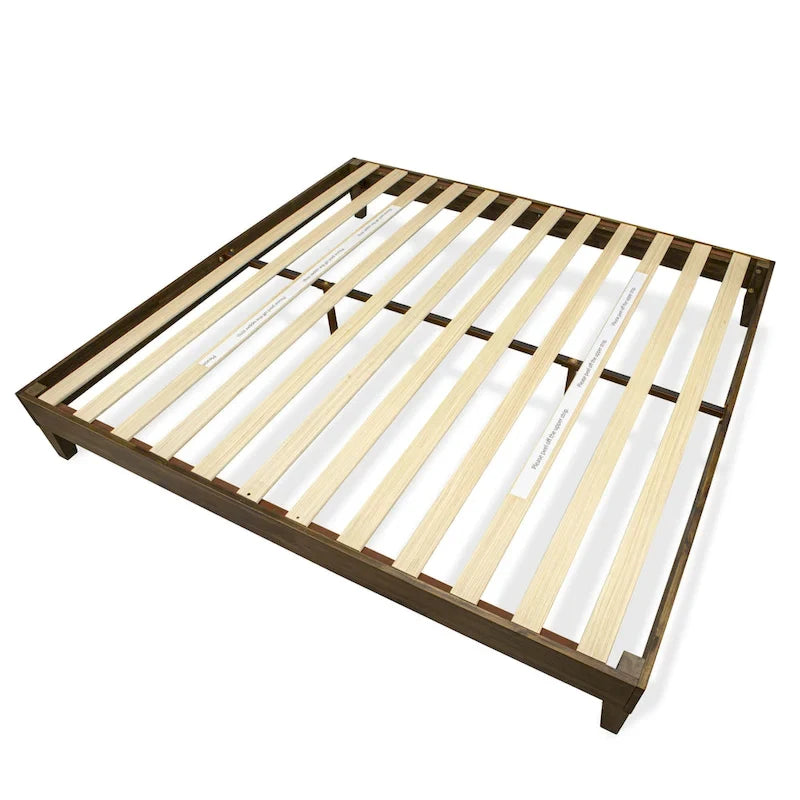East West Furniture King Platform Bed Frame with 4 Solid Wood Legs and 2 Extra Center Legs (Bed Frame Color Options) 17