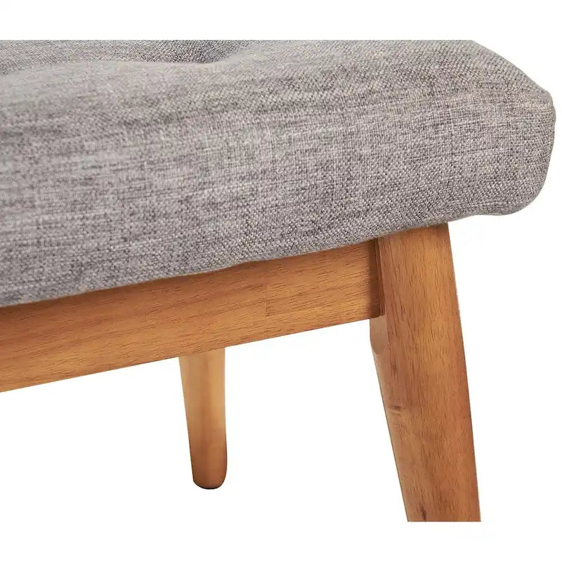 Crosley Landon Upholstered Bench In Acorn - 43.25 W x 16 D x 16.88 H 4
